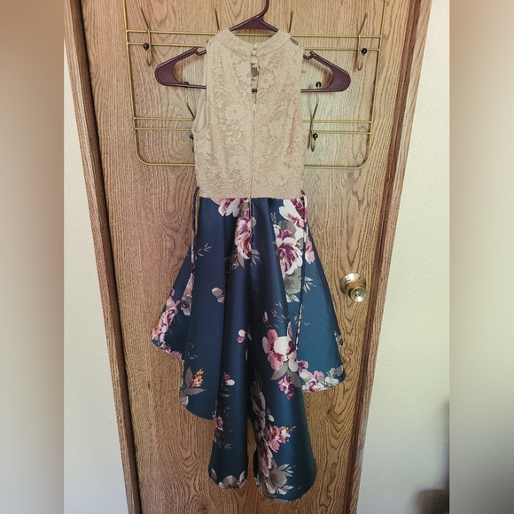 Speechless Girls High Low Floral Lace Dress - Picture 7 of 10